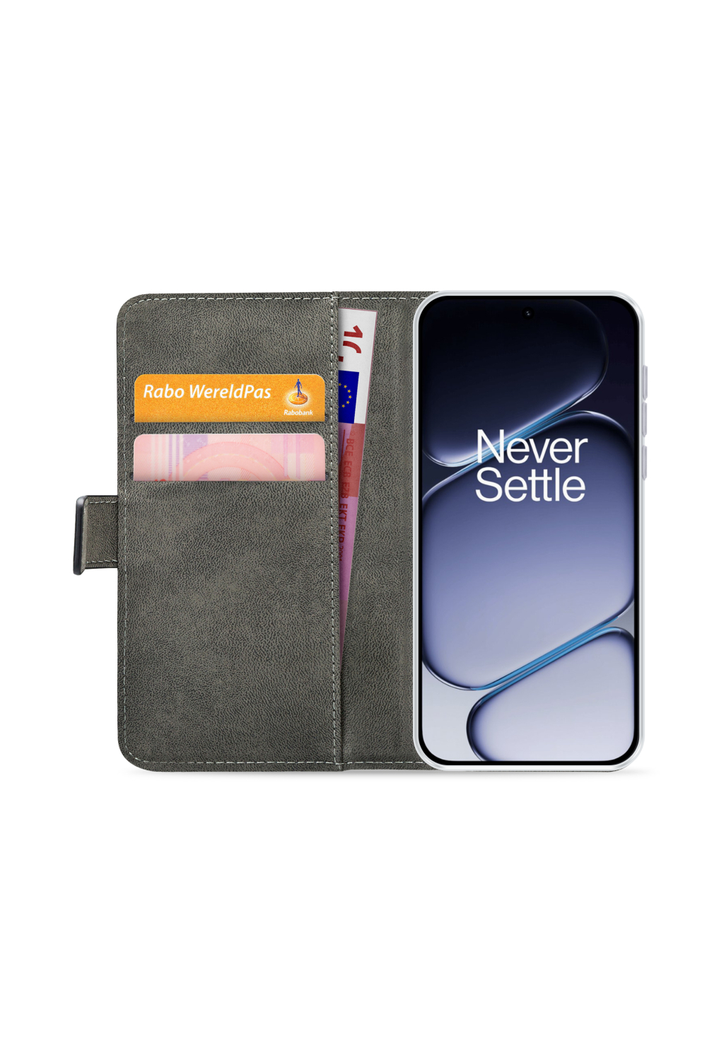 Mobilize Classic Gelly Wallet Book Case Oneplus Nord Ce6 Black - Afbeelding 3