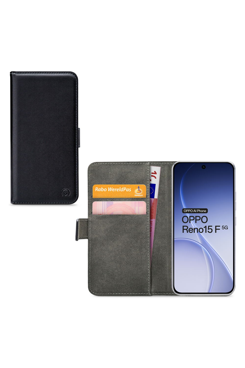 Mobilize Classic Gelly Wallet Book Case Oppo Reno15 F 5G Black