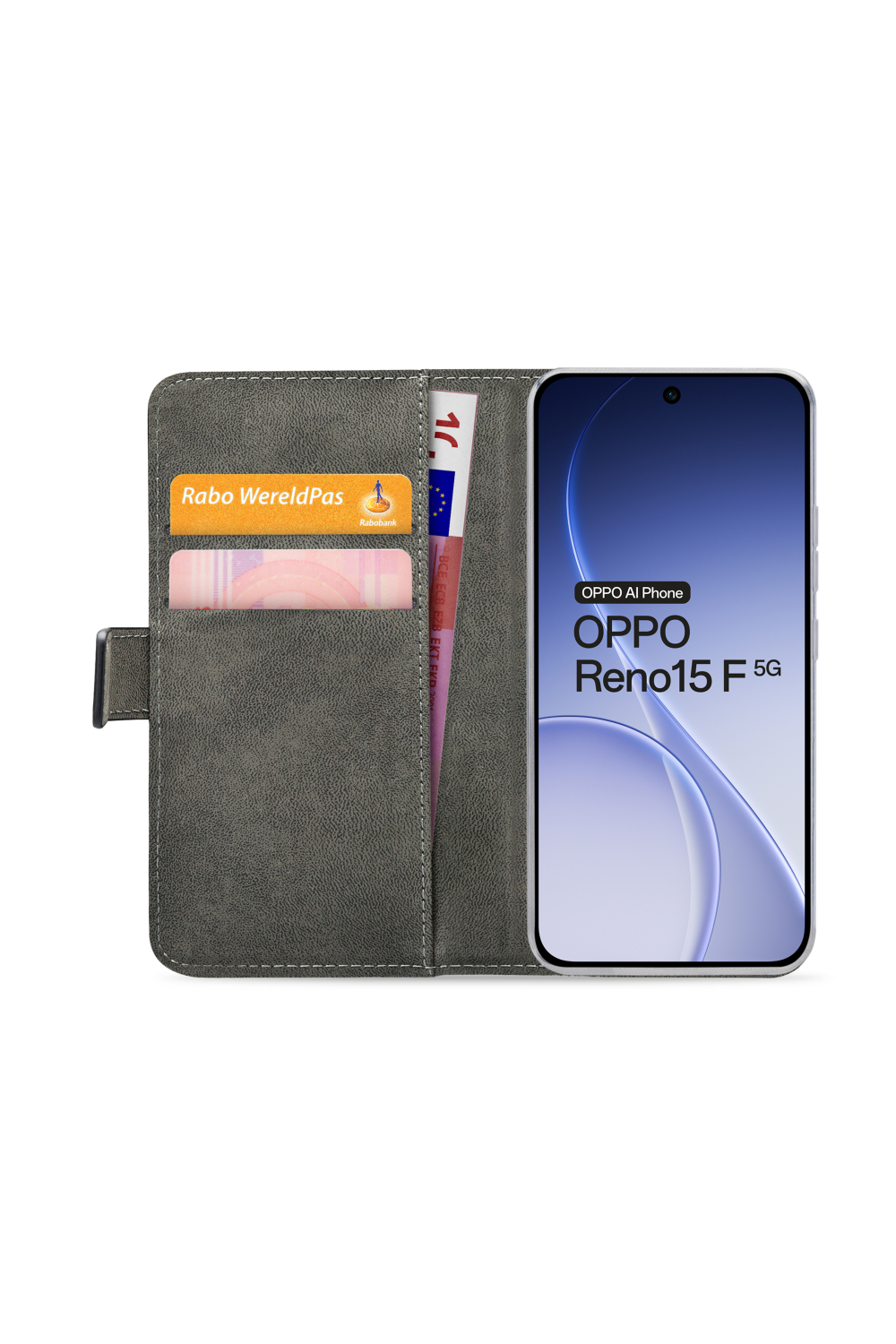 Mobilize Classic Gelly Wallet Book Case Oppo Reno15 F 5G Black - Afbeelding 4