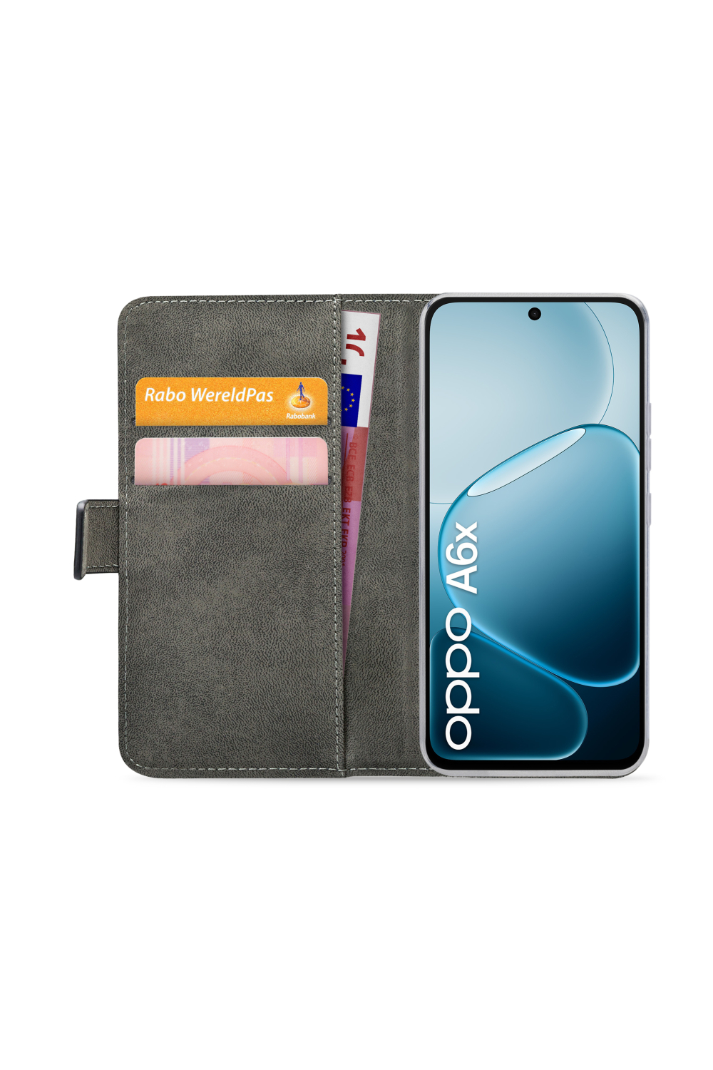 Mobilize Classic Gelly Wallet Book Case Oppo A6X 4G/5G Black - Afbeelding 4