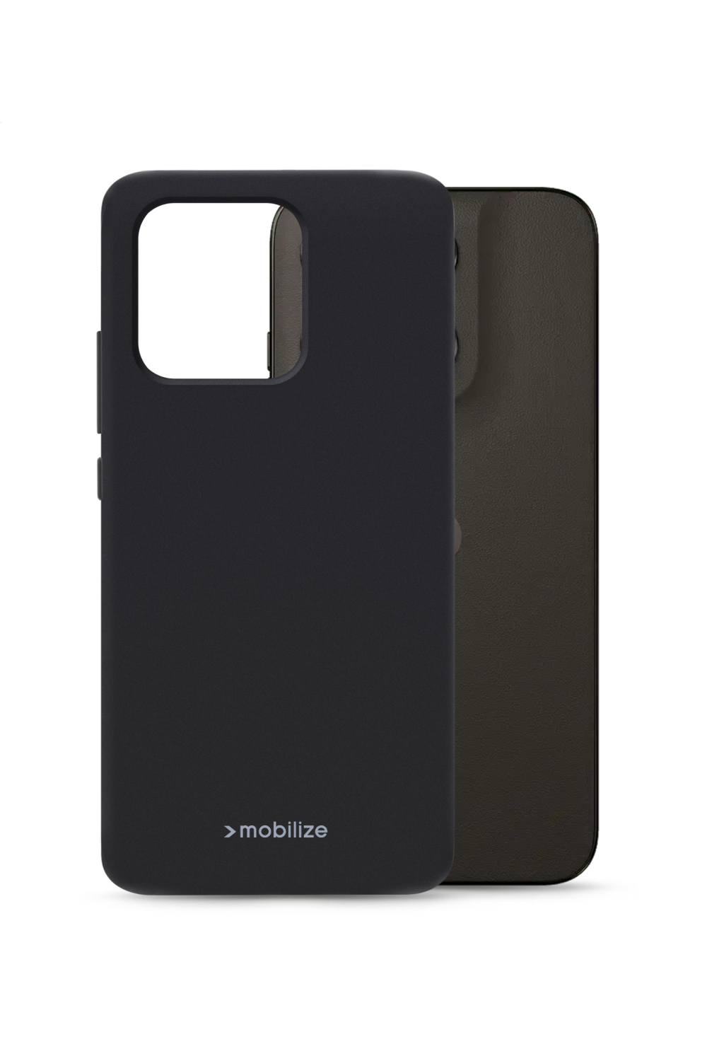Mobilize Rubber Gelly Case Motorola Moto G67/G77 Matt Black