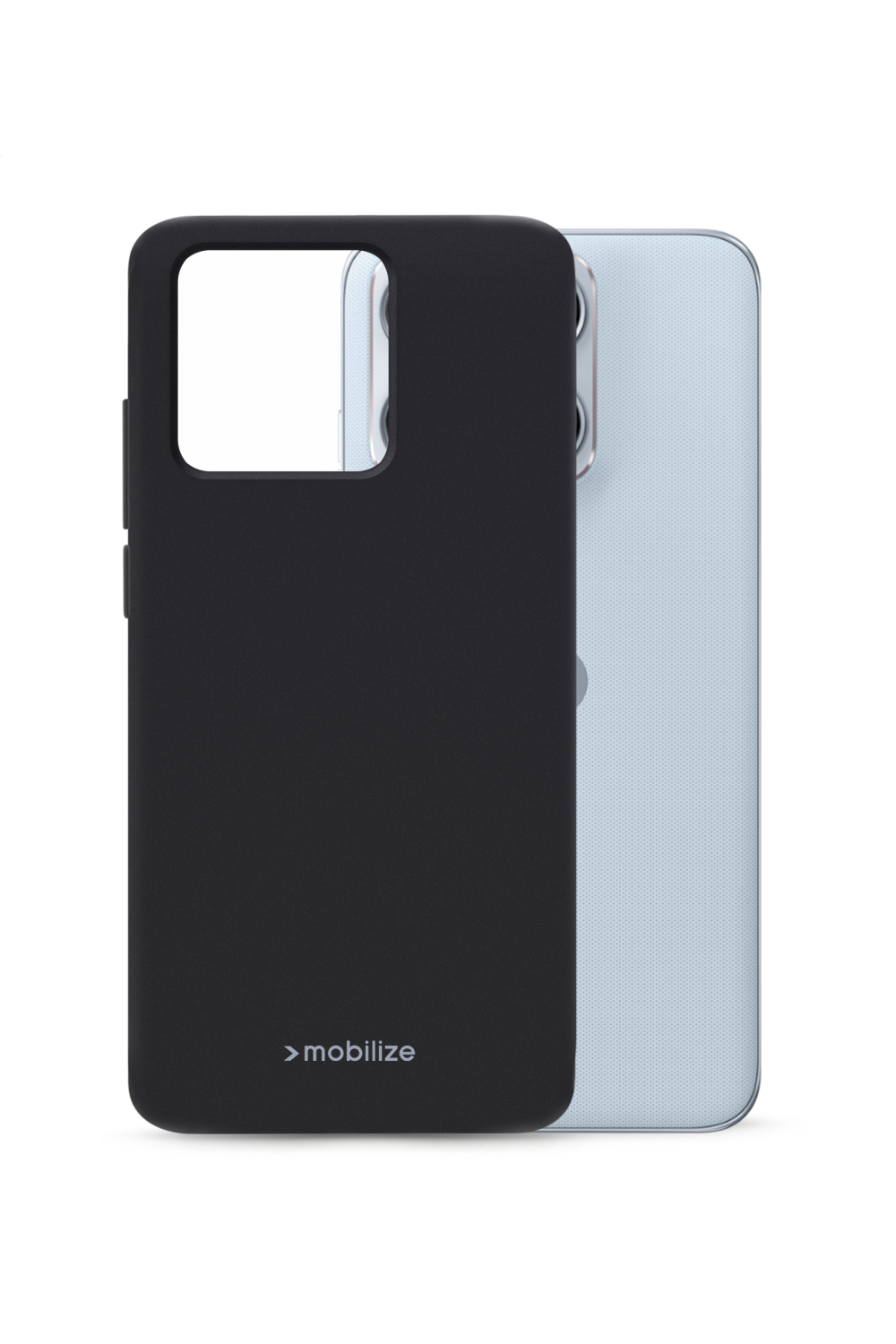 Mobilize Rubber Gelly Case Motorola Edge 70 Fusion Matt Black