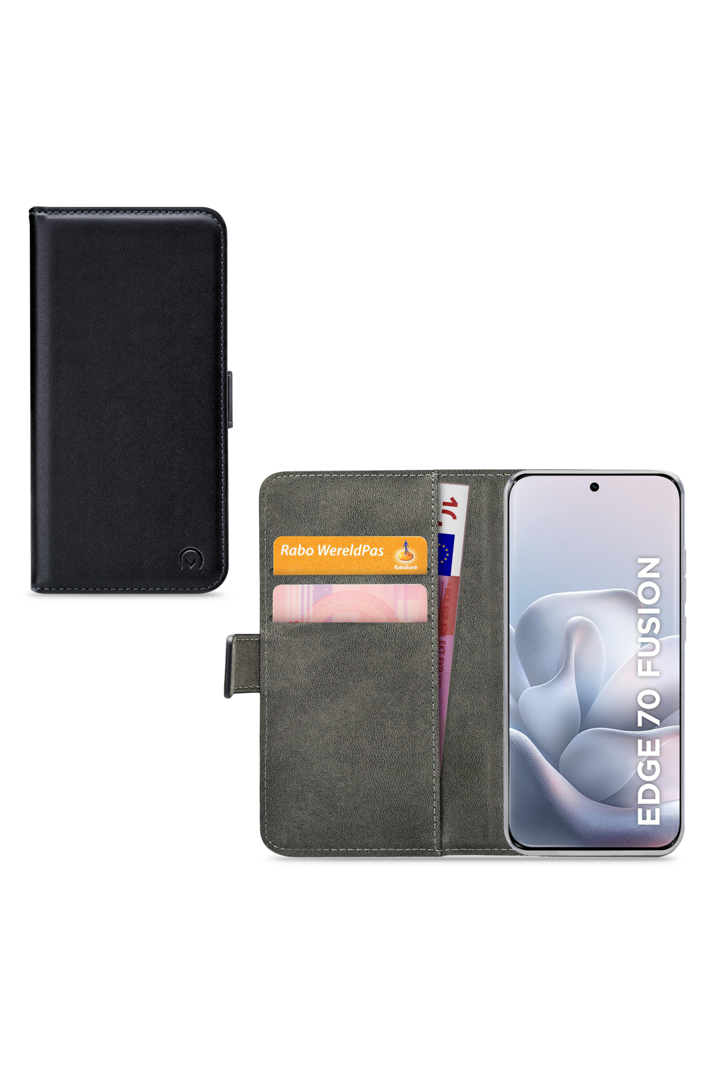 Mobilize Classic Gelly Wallet Book Case Motorola Edge 70 Fusion Black