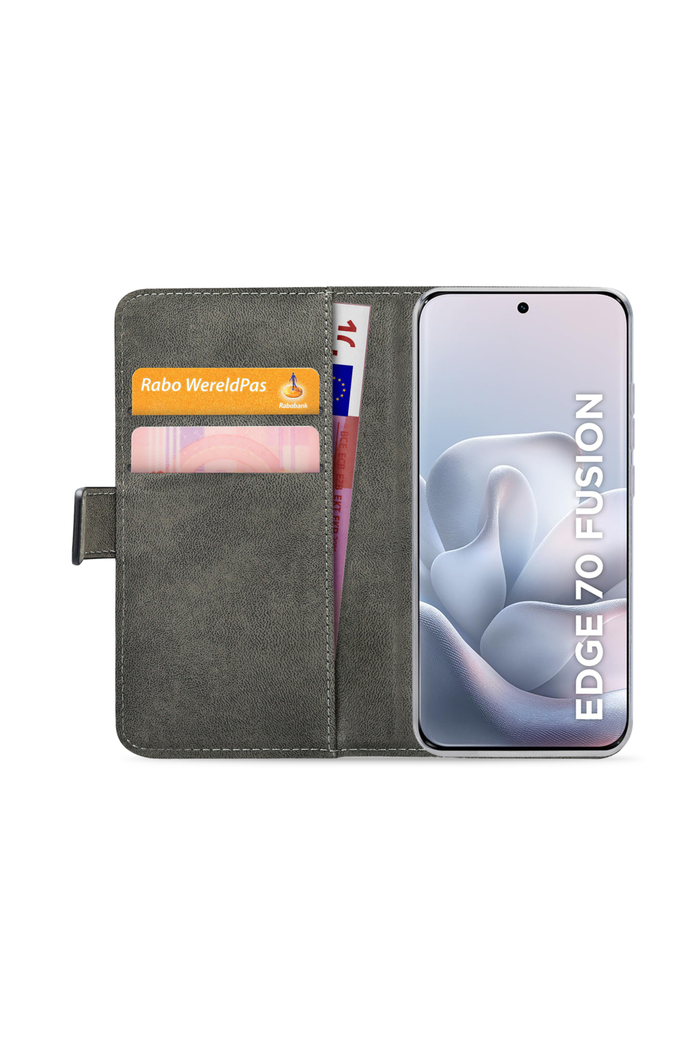 Mobilize Classic Gelly Wallet Book Case Motorola Edge 70 Fusion Black - Afbeelding 3