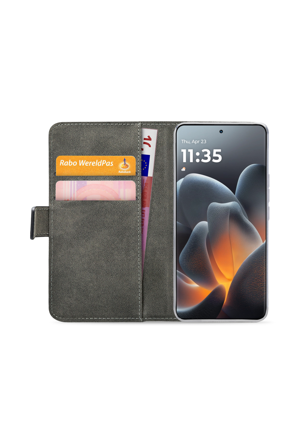 Mobilize Classic Gelly Wallet Book Case Motorola Signature Black - Afbeelding 3