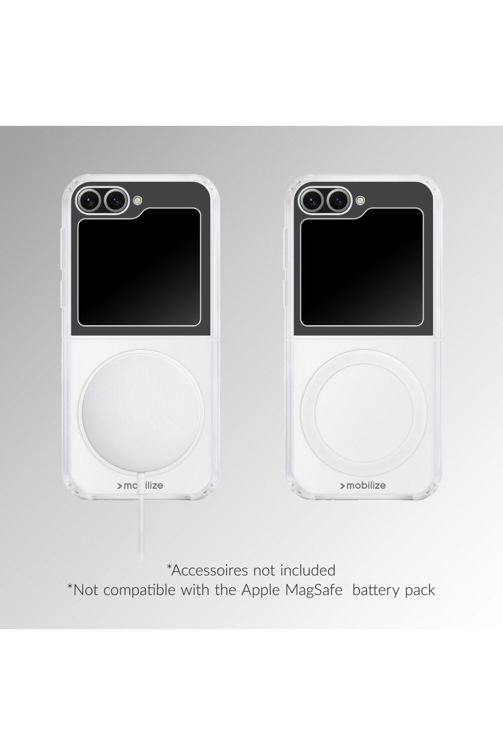 Mobilize Magsafe Compatible Naked Protection Case For Samsung Galaxy Z Flip8 5G Clear - Afbeelding 5