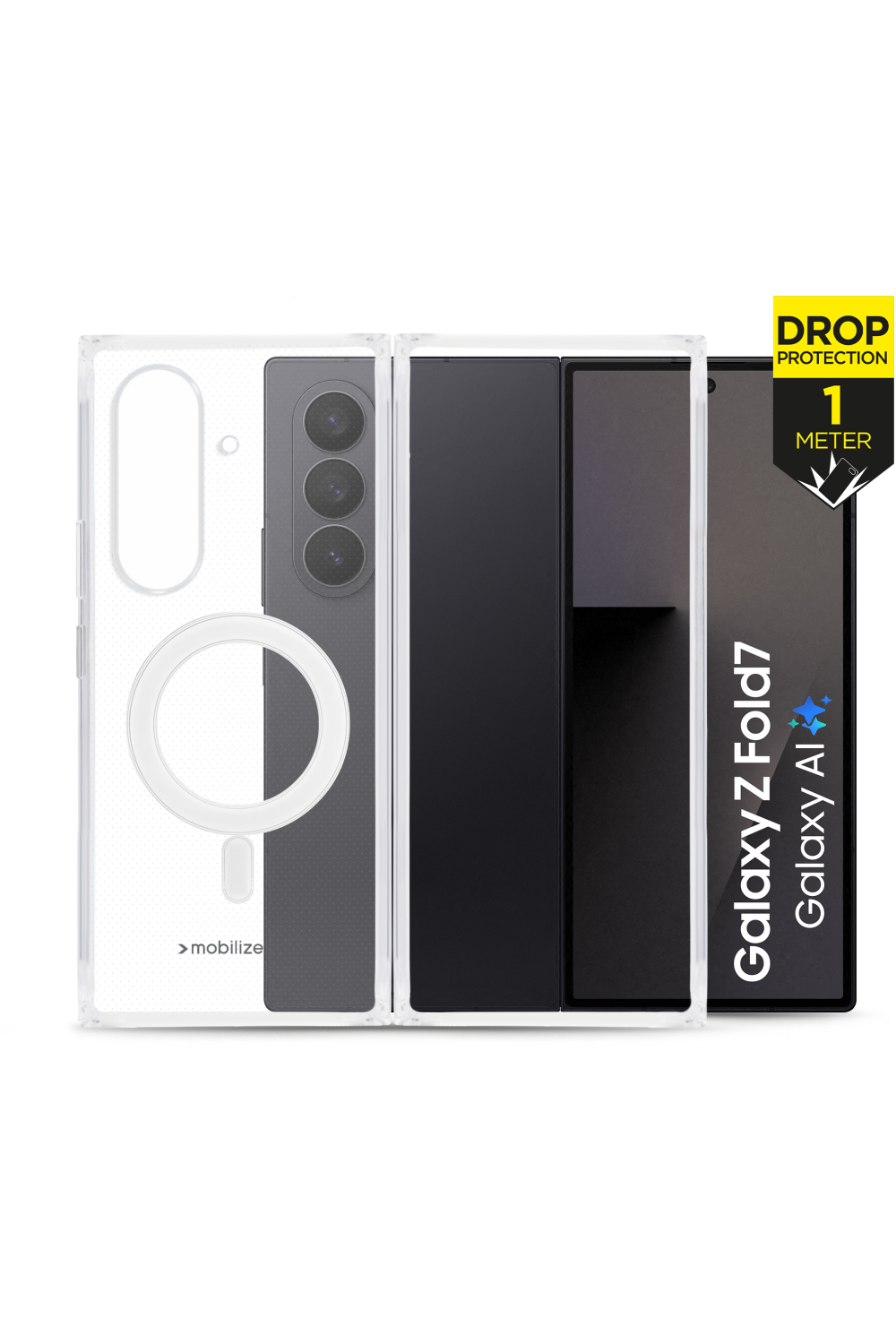Mobilize Magsafe Compatible Naked Protection Case For Samsung Galaxy Z Fold8 Ultra 5G Clear