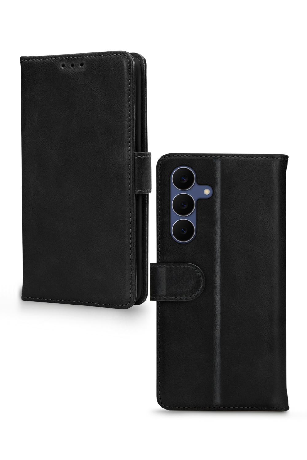 Mobilize Leather Wallet Samsung Galaxy S25 Fe 5G Black - Afbeelding 2