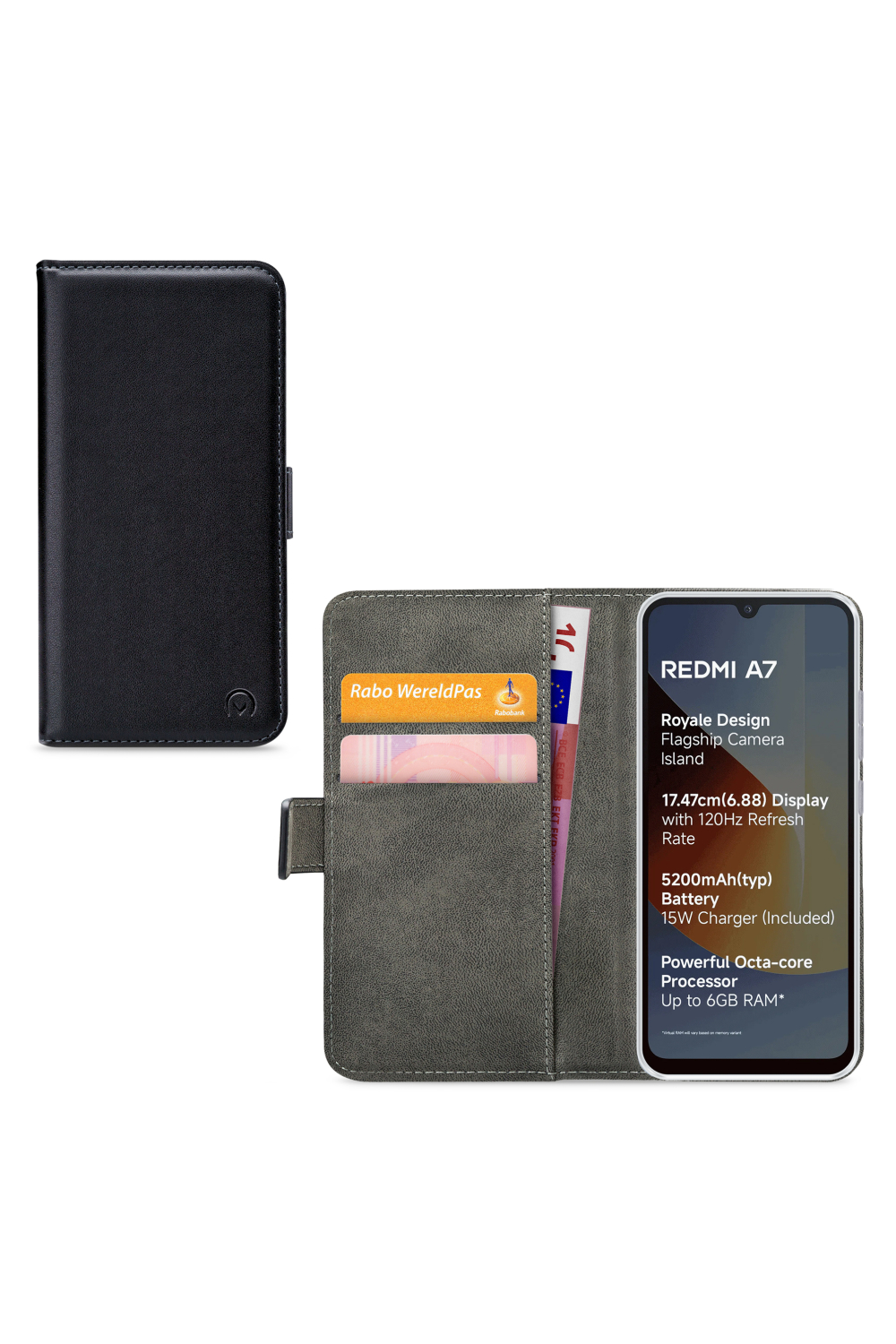 Mobilize Classic Gelly Wallet Book Case Xiaomi Redmi A7 4G Black