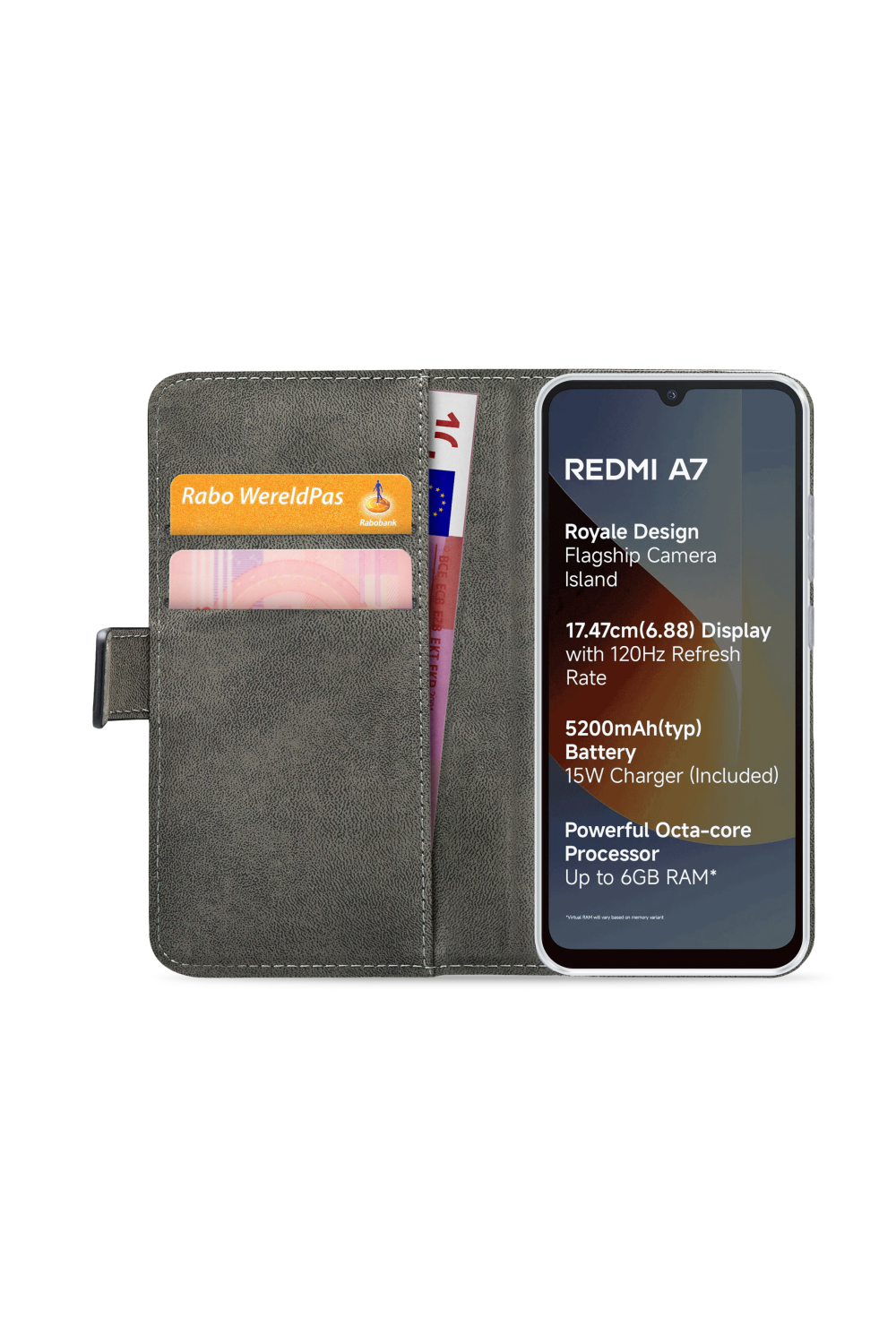 Mobilize Classic Gelly Wallet Book Case Xiaomi Redmi A7 4G Black - Afbeelding 3