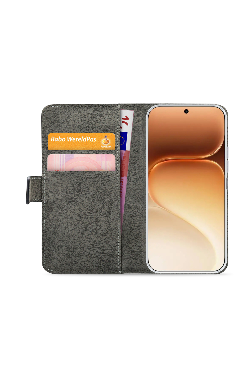 Mobilize Classic Gelly Wallet Book Case Honor 600 Black - Afbeelding 3