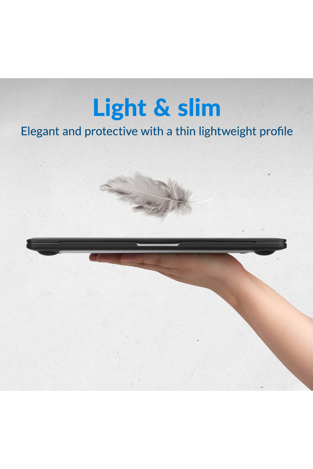 Mobilize Protection Cover For Apple Macbook Neo 13Inch (2026) Transparent Black - Afbeelding 7