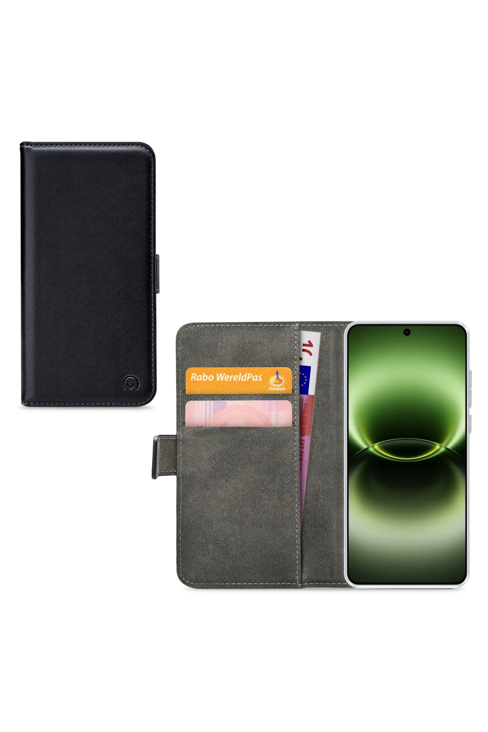Mobilize Classic Gelly Wallet Book Case Vivo X300 Ultra Black