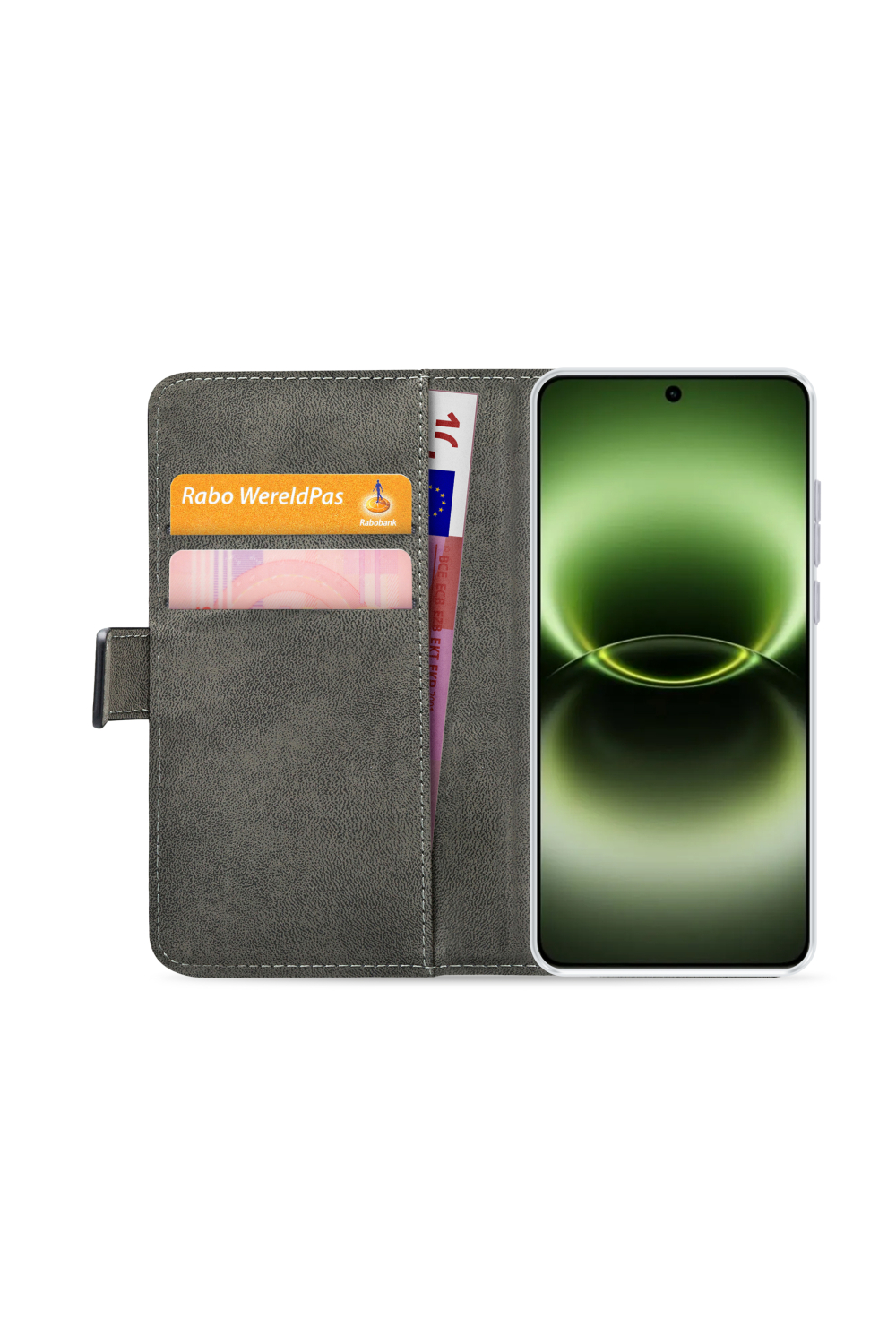 Mobilize Classic Gelly Wallet Book Case Vivo X300 Ultra Black - Afbeelding 3