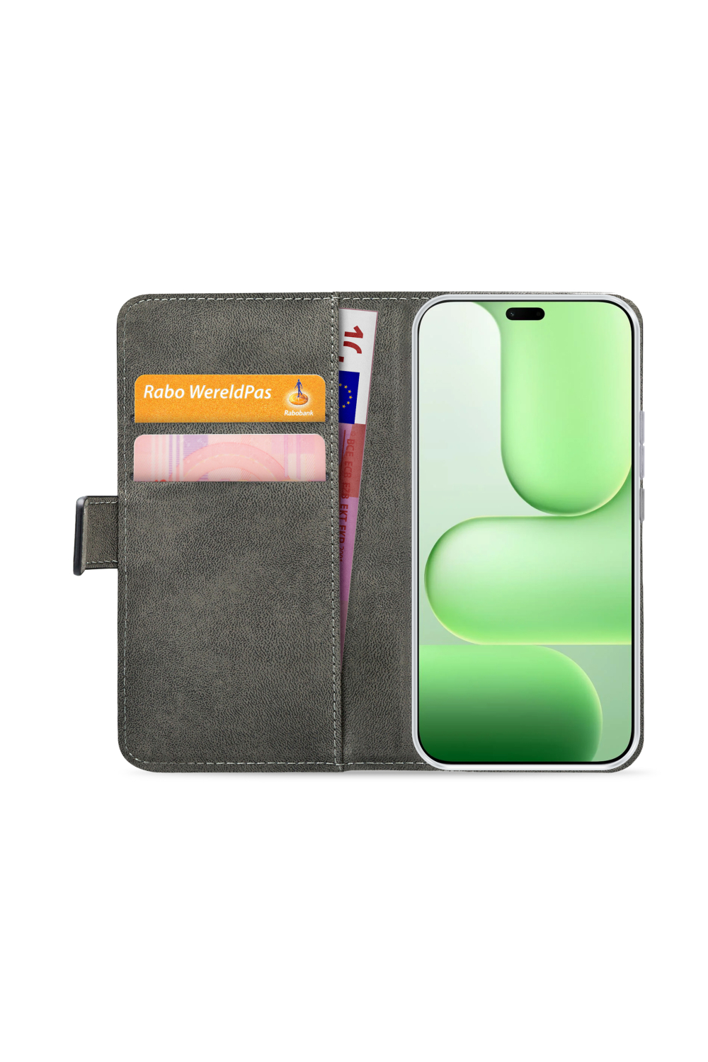 Mobilize Classic Gelly Wallet Book Case Honor 600 Lite Black - Afbeelding 3