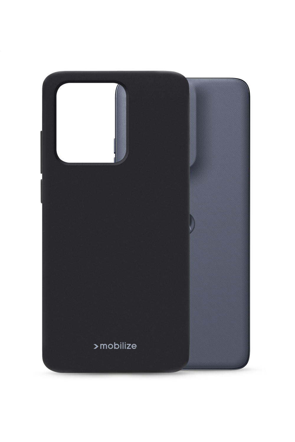 Mobilize Rubber Gelly Case Motorola Edge 60 Neo Matt Black