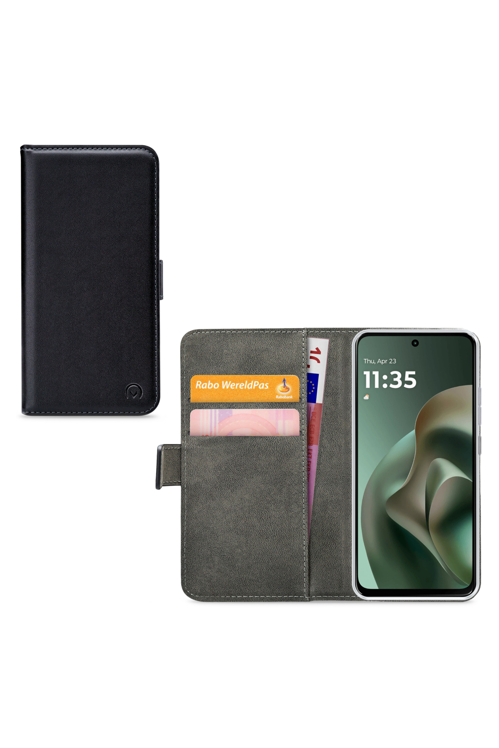 Mobilize Classic Gelly Wallet Book Case Motorola Moto G57 Power/G67 Power Black