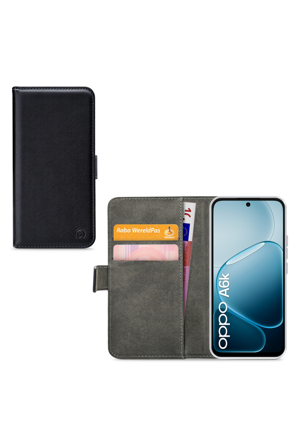 Mobilize Classic Gelly Wallet Book Case Oppo A6K 5G Black