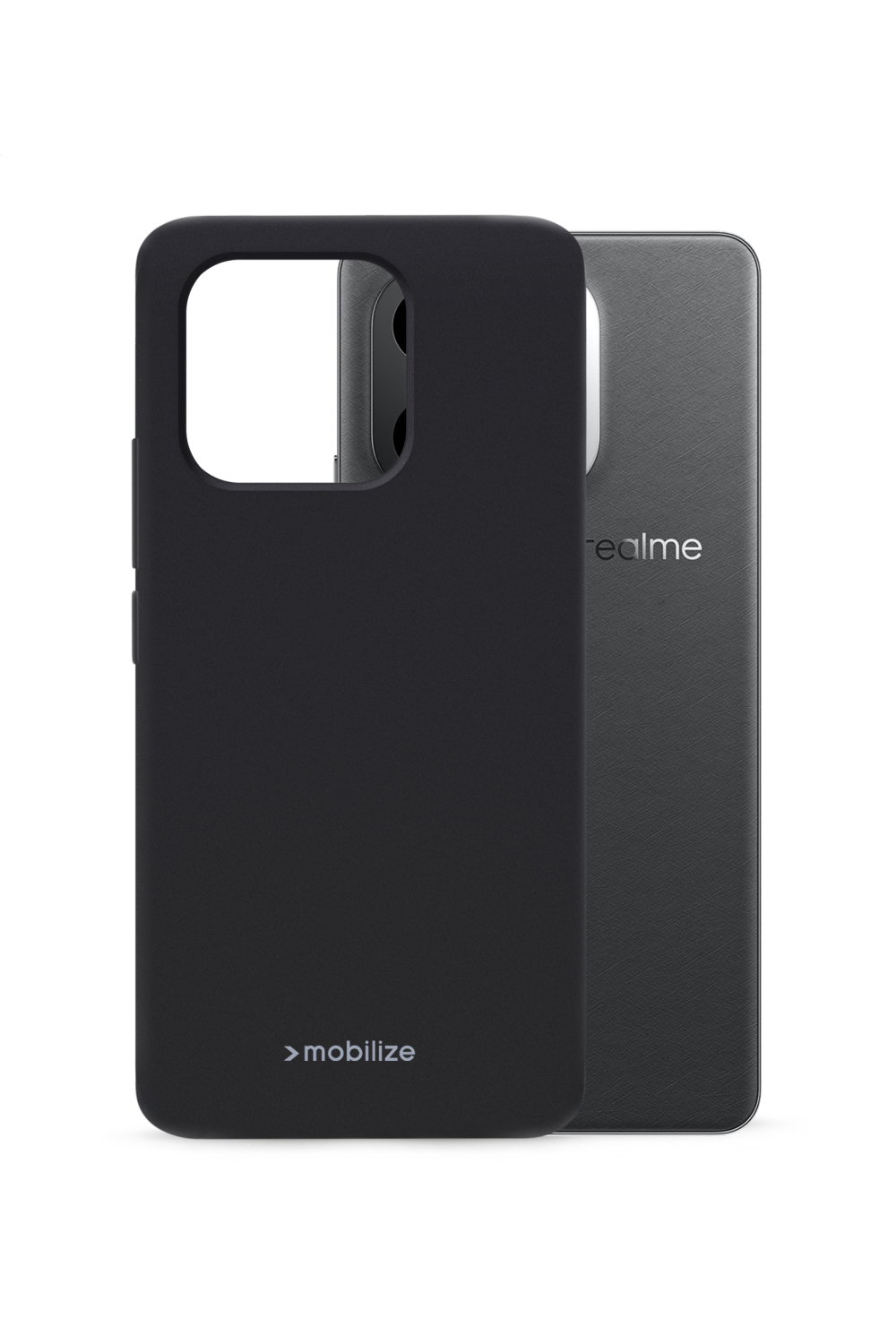 Mobilize Rubber Gelly Case Realme 16 Pro+ 5G Matt Black