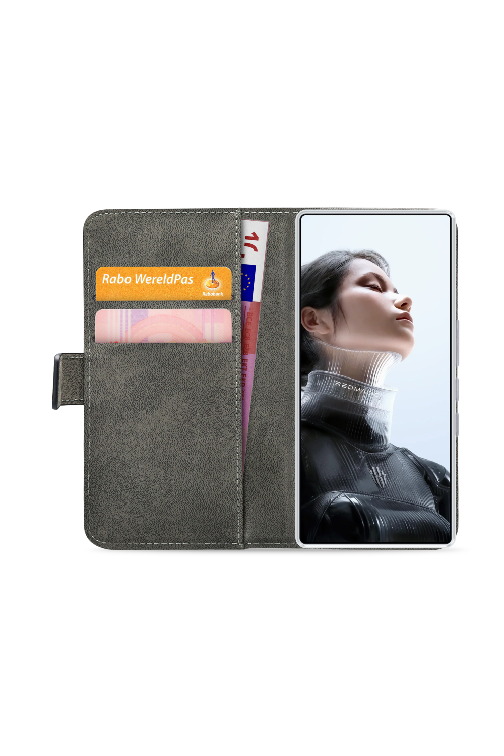 Mobilize Classic Gelly Wallet Book Case Nubia Redmagic 11 Pro Black - Afbeelding 3