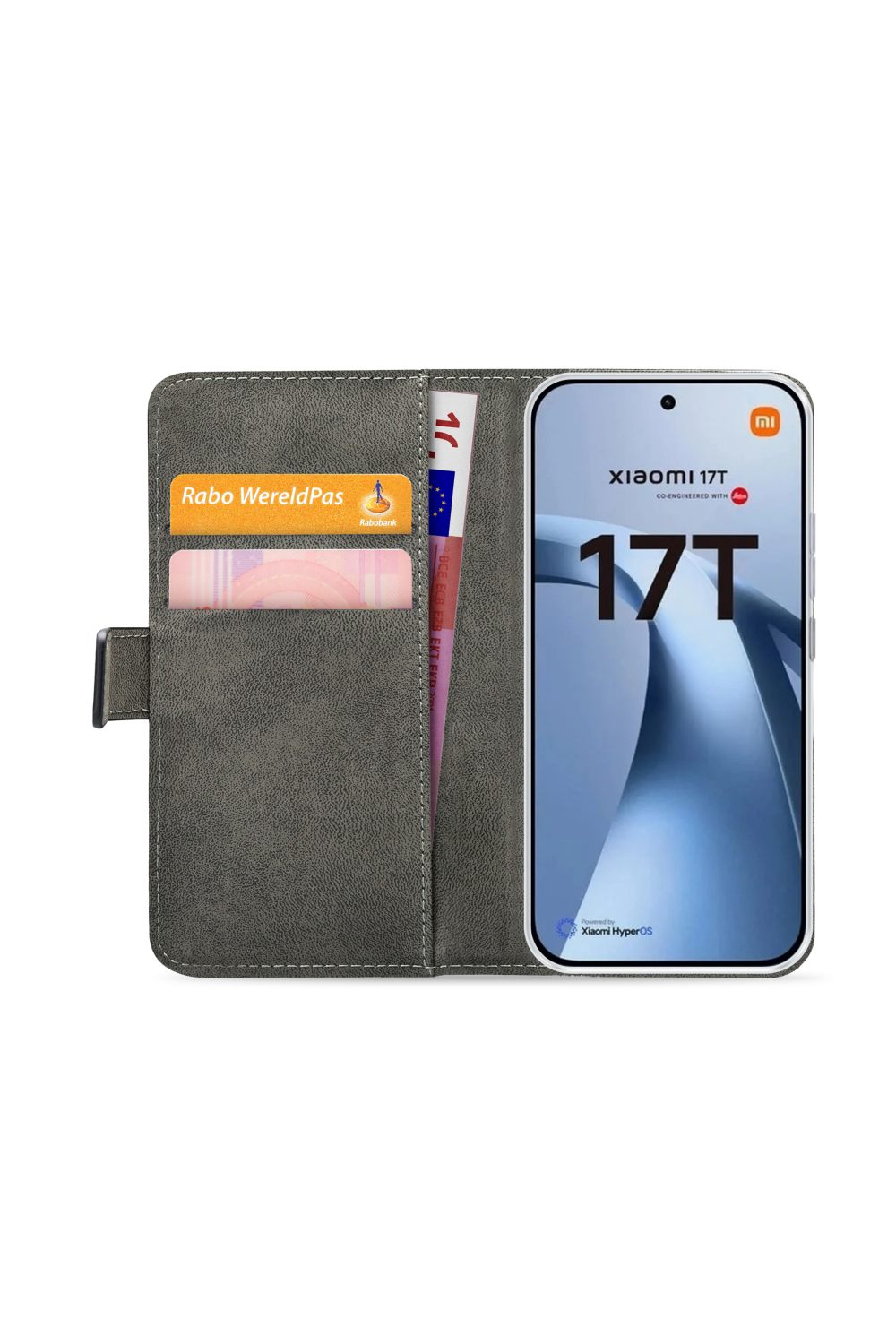 Mobilize Classic Gelly Wallet Book Case Xiaomi 17T Black - Afbeelding 3