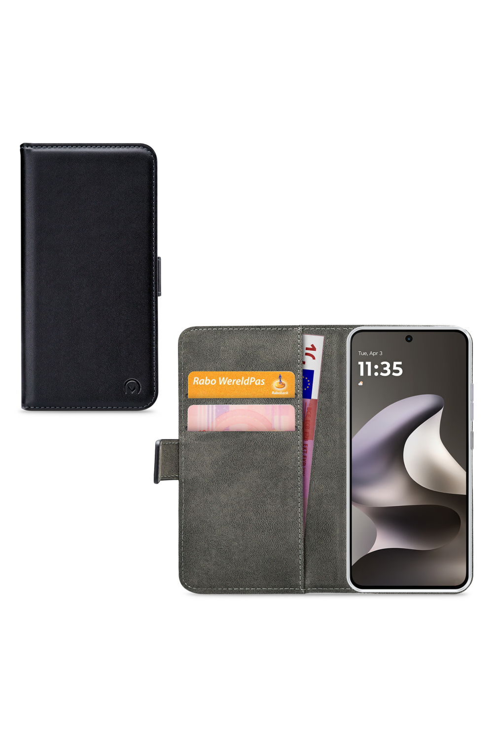 Mobilize Classic Gelly Wallet Book Case Motorola Moto G37 Power/G77 Power Black