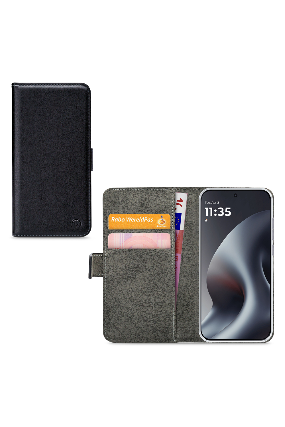 Mobilize Classic Gelly Wallet Book Case Motorola Moto G87 Black
