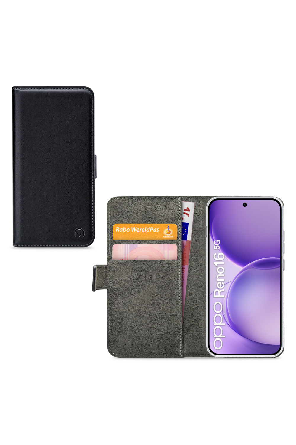 Mobilize Classic Gelly Wallet Book Case Oppo Reno16 5G Black