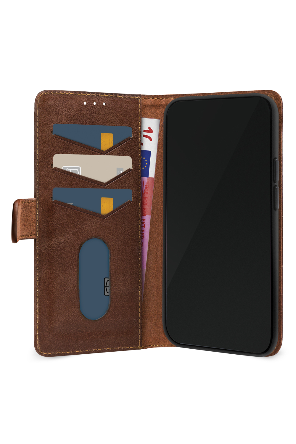 Mobilize Leather Wallet Apple Iphone 17 Pro/18 Pro Brown - Afbeelding 3