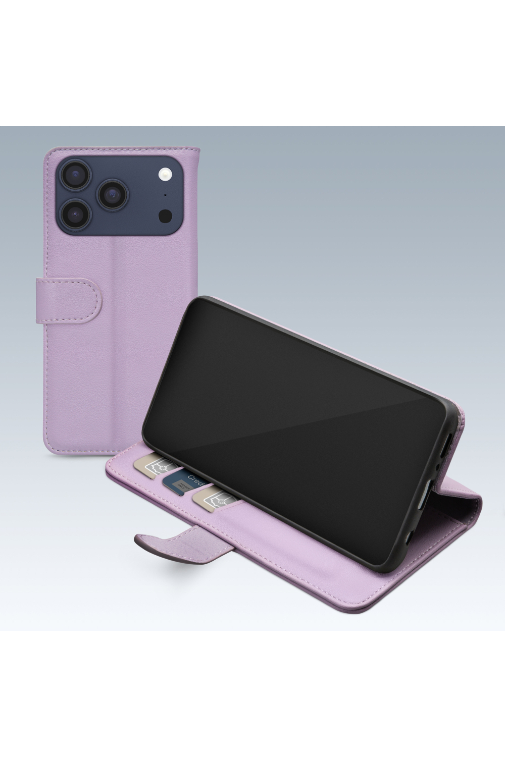 Mobilize Premium Gelly Wallet Book Case Apple Iphone 17 Pro/18 Pro Purple