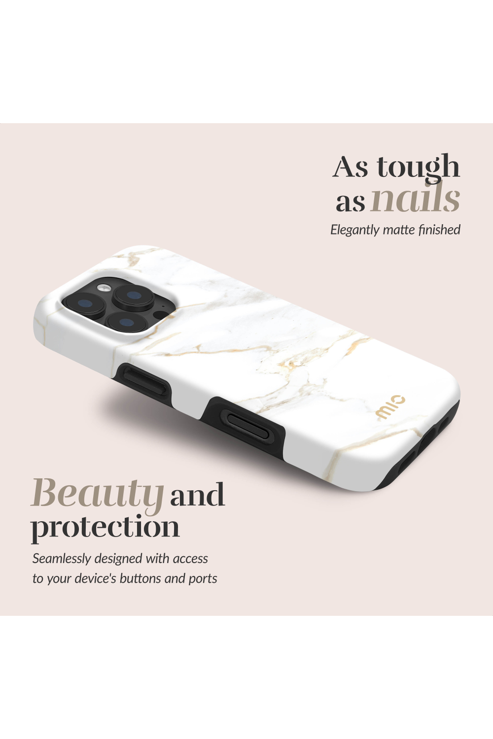 Mio By Mobilize Mio White Marble Magsafe Compatible For Iphone 17 Pro/18 Pro - Afbeelding 4