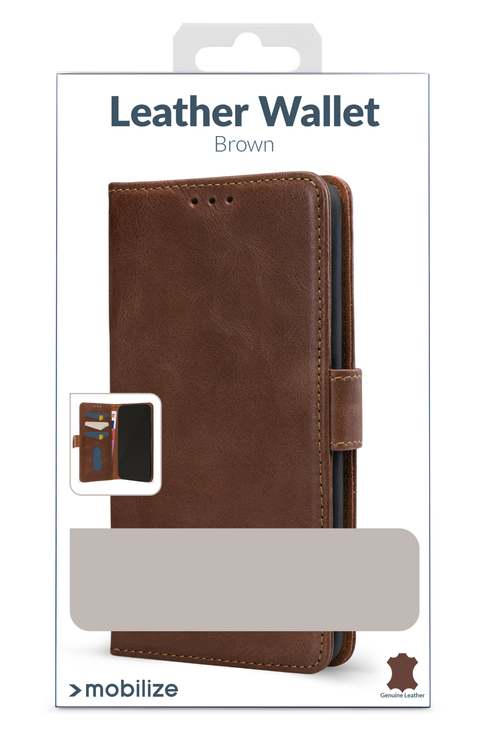 Mobilize Leather Wallet Apple Iphone 17 Pro Max/18 Pro Max Brown - Afbeelding 5