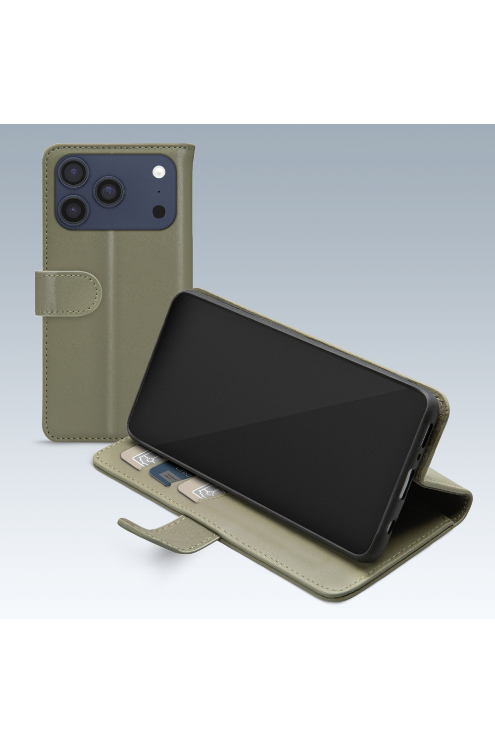 Mobilize Premium Gelly Wallet Book Case Apple Iphone 17 Pro Max/18 Pro Max Green