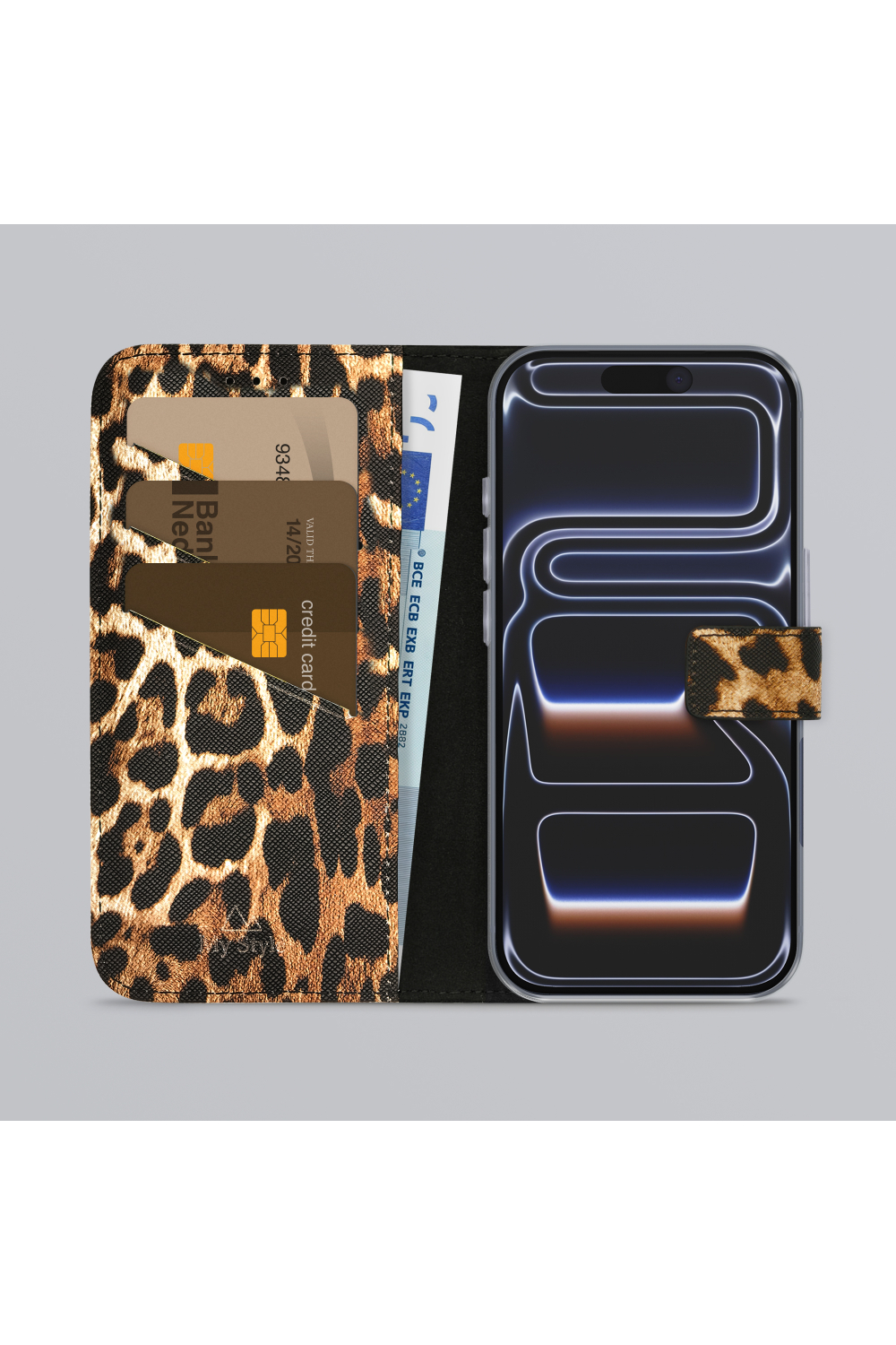 My Style Flex Wallet For Apple Iphone 17 Pro Max/18 Pro Max Wild Leopard - Afbeelding 2