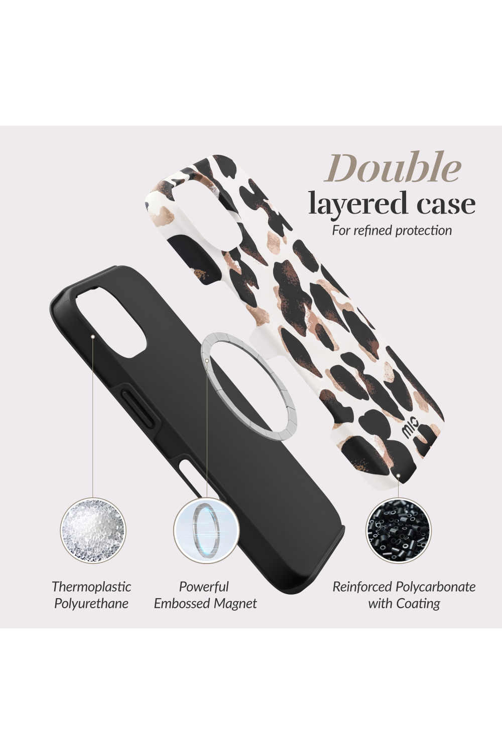 Mio By Mobilize Mio Leopard Magsafe Compatible For Iphone 17 Pro Max/18 Pro Max - Afbeelding 6