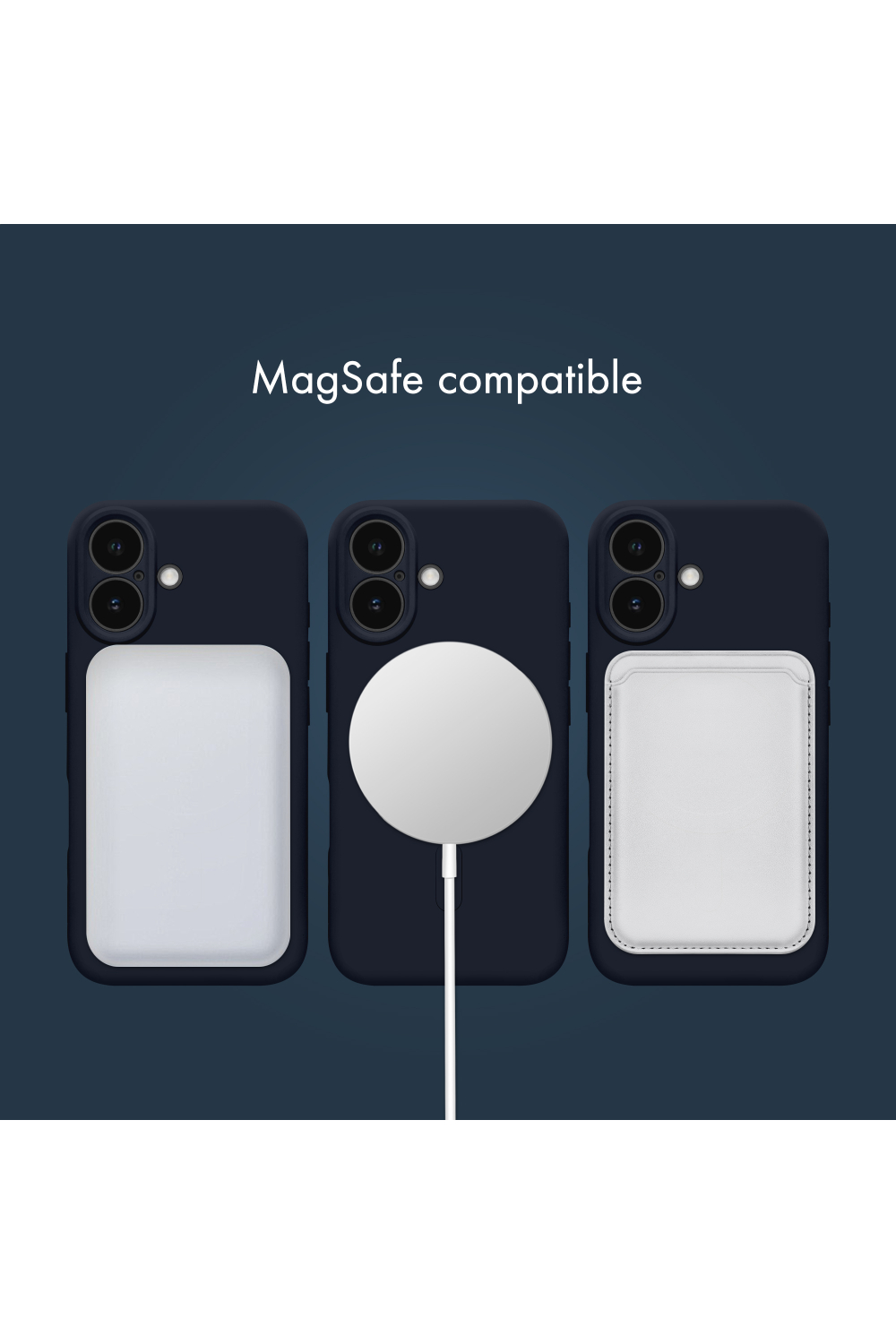 My Style Protective Flex Magsafe Compatible Case For Iphone 17 Pro Max/18 Pro Max Midnight Blue - Afbeelding 8