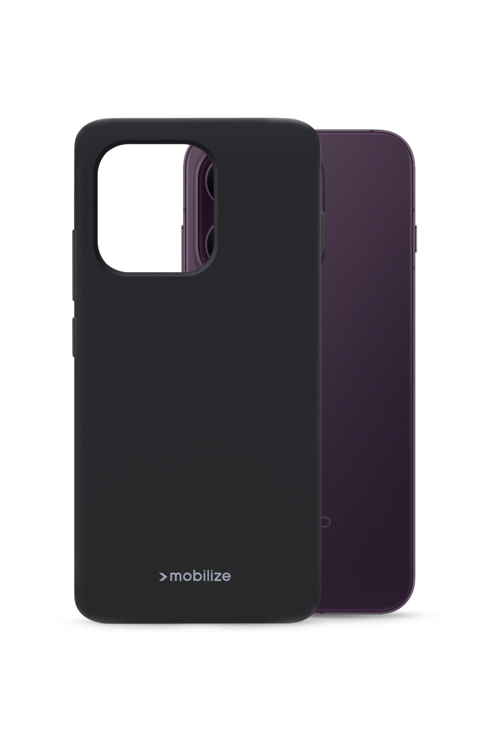 Mobilize Rubber Gelly Case Oppo Reno16 F 5G/Reno16 Fs 5G Matt Black