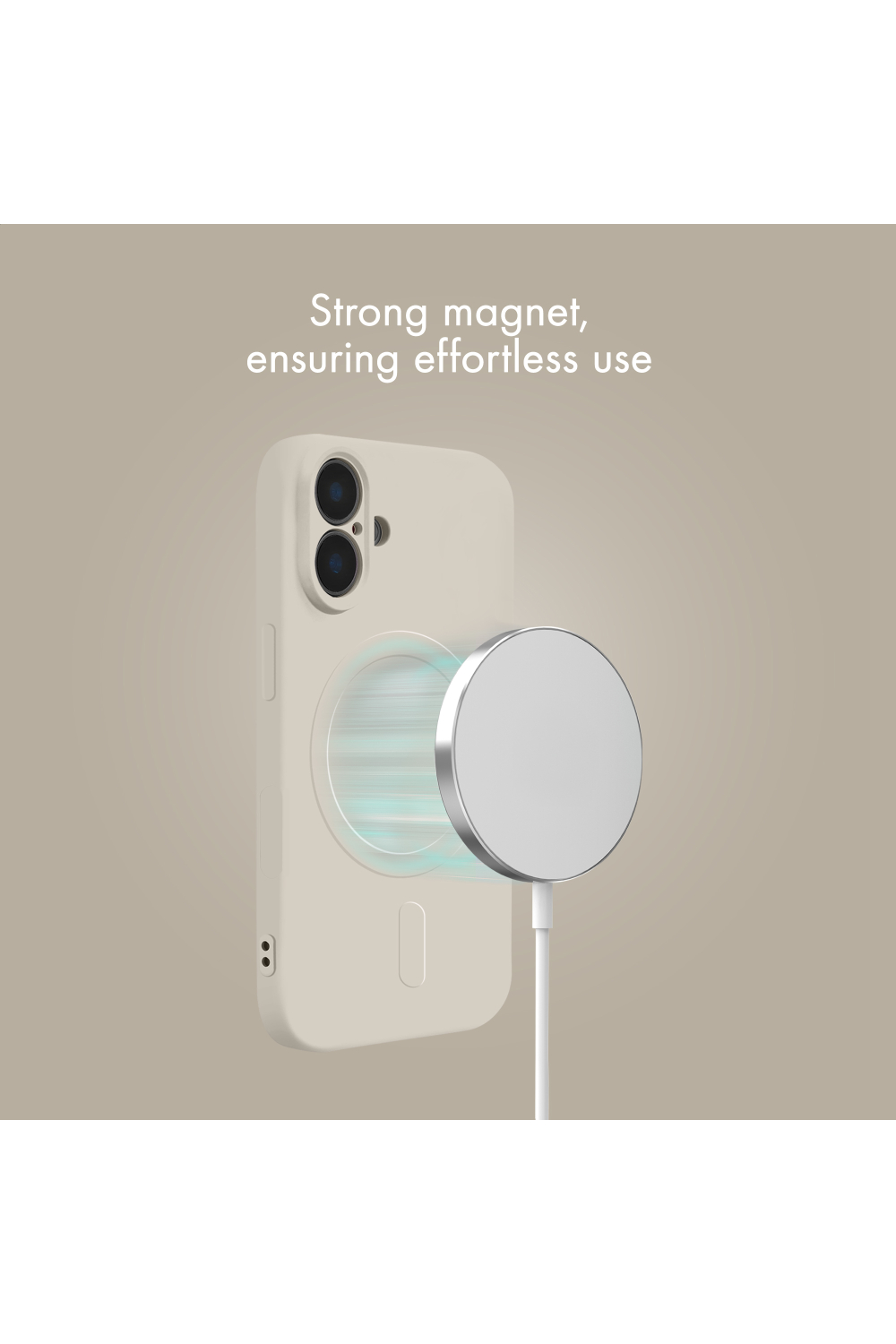 My Style Protective Flex Magsafe Compatible Case For Samsung Galaxy S25 Fe 5G/S26 Fe 5G Antique White - Afbeelding 9
