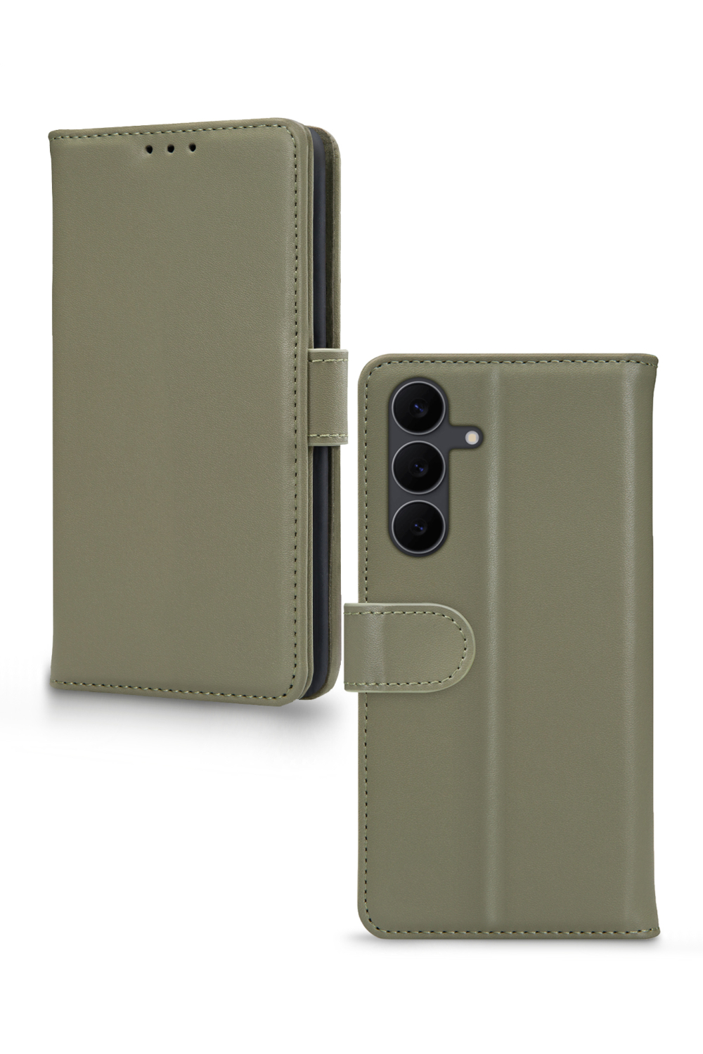 Mobilize Premium Gelly Wallet Book Case Samsung Galaxy S25 Fe 5G/S26 Fe 5G Green - Afbeelding 2
