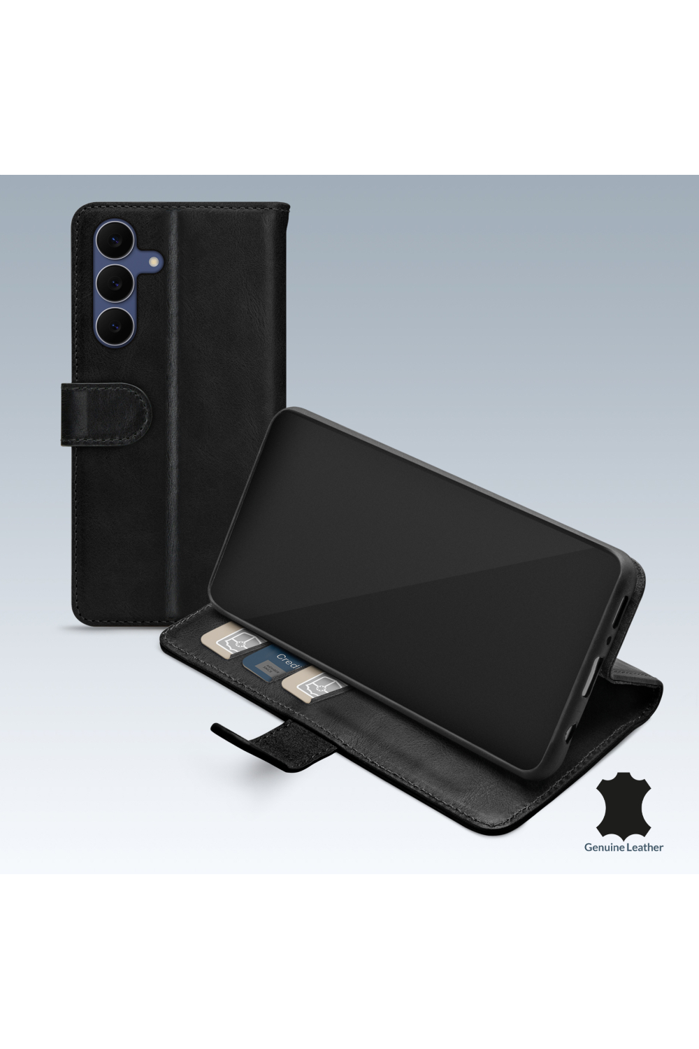 Mobilize Leather Wallet Samsung Galaxy S25 Fe 5G/S26 Fe 5G Black