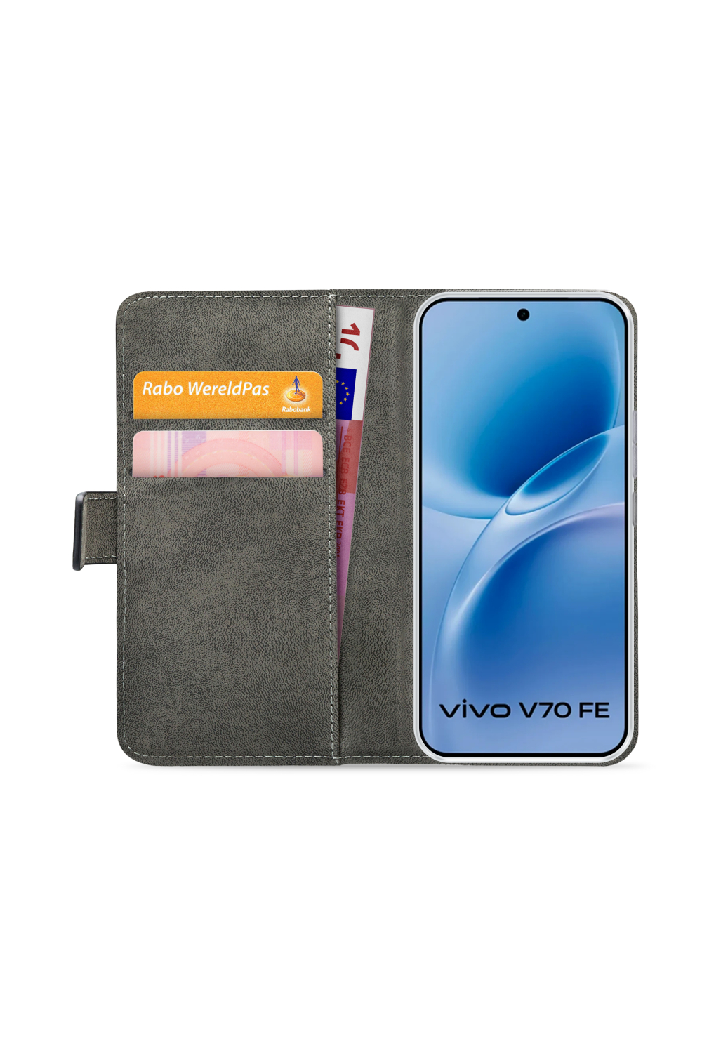 Mobilize Classic Gelly Wallet Book Case Vivo V70 Fe 5G Black - Afbeelding 3
